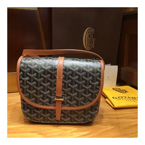 GOYARD Goyardine Belvedere II PM Messenger Bag Kaki